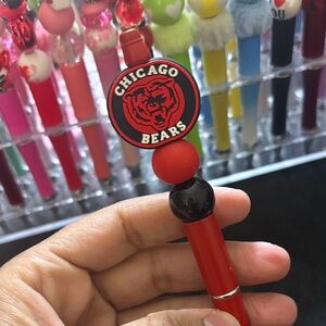 Chicago Bears Red and Black Pen